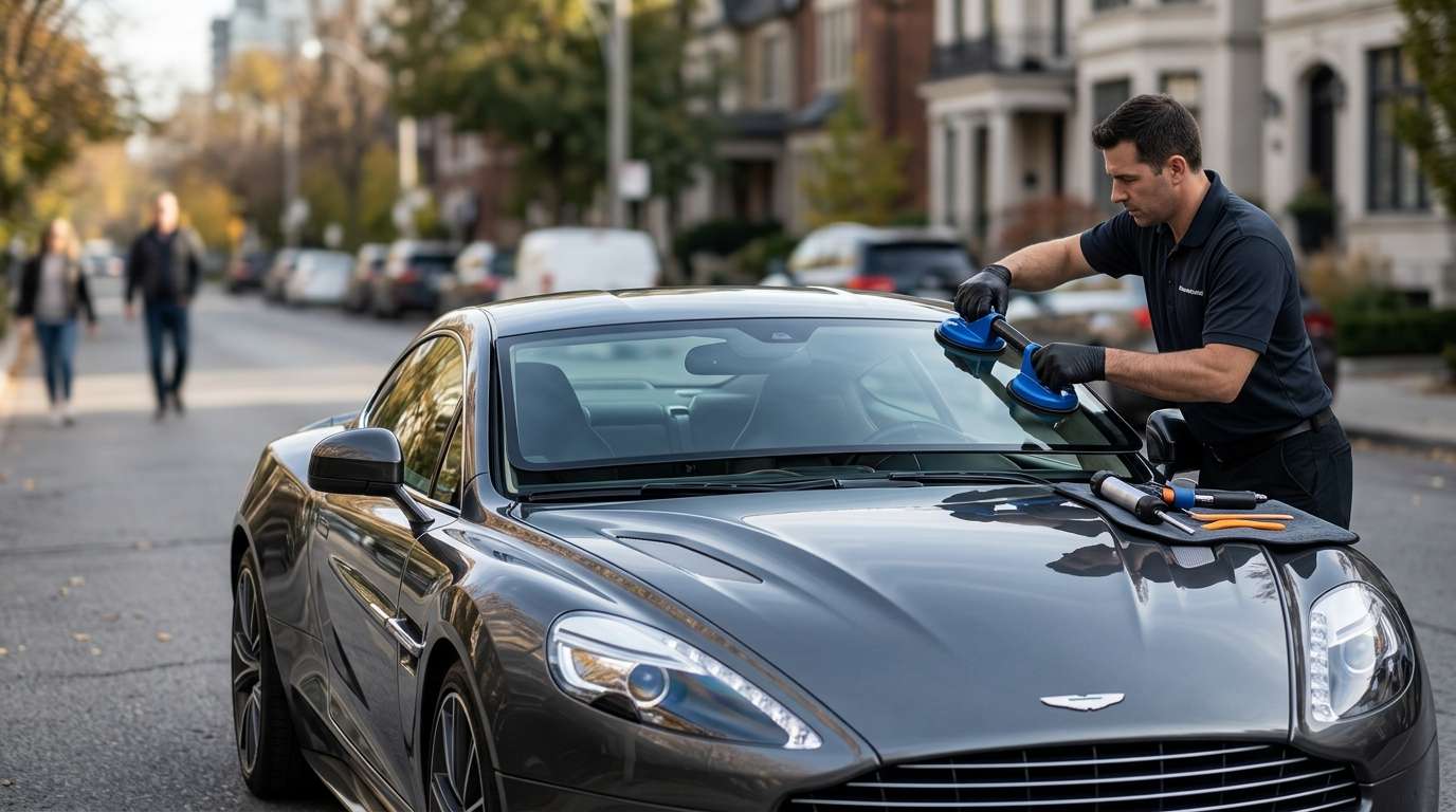 Windshield Replacement for Aston Martin Vanquish 2012-2018 by Alexwindshield
