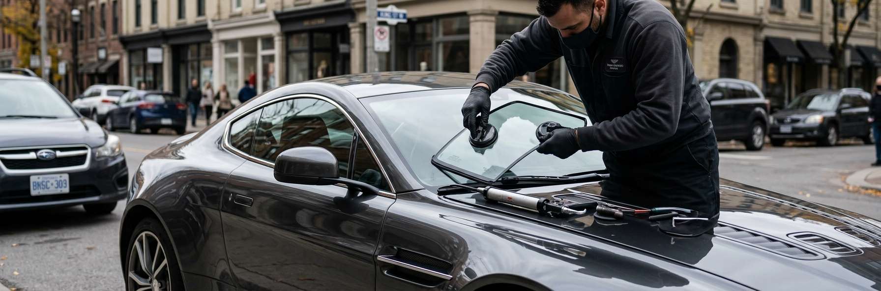 Vent Glass Replacement for Aston Martin V8 Vantage 2005-2017 by Alexwindshield