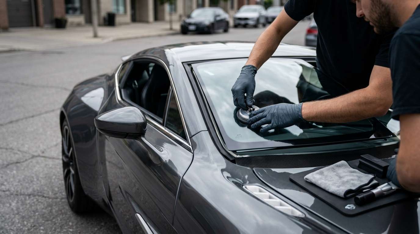 Vent Glass Replacement for Aston Martin One-77 2009-2012 by Alexwindshield