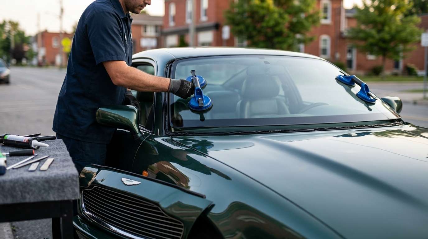 Windshield Replacement for Aston Martin Vantage (V550/V600) 1993-2000 by Alexwindshield