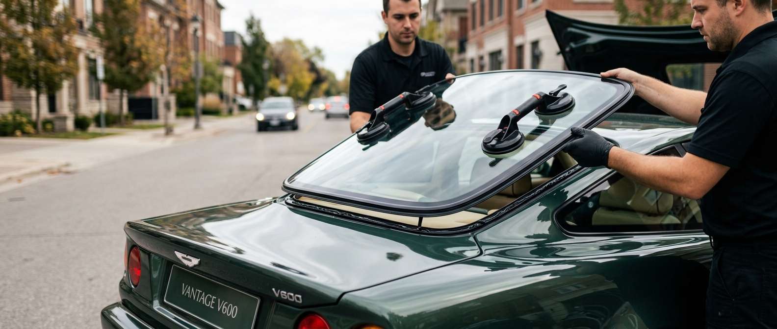 Back Glass Replacement for Aston Martin Vantage (V550/V600) 1993-2000 by Alexwindshield