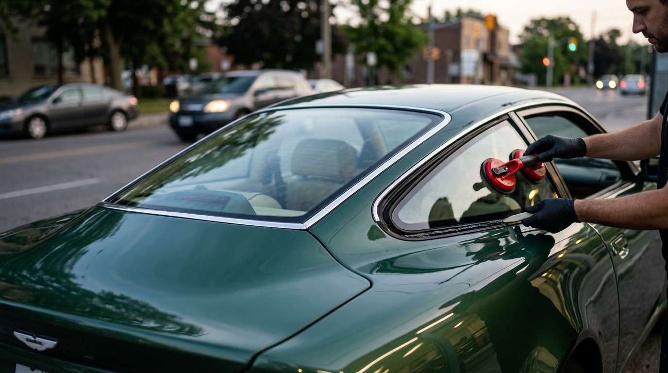 Quarter Glass Replacement for Aston Martin Vantage (V550/V600) 1993-2000 by Alexwindshield