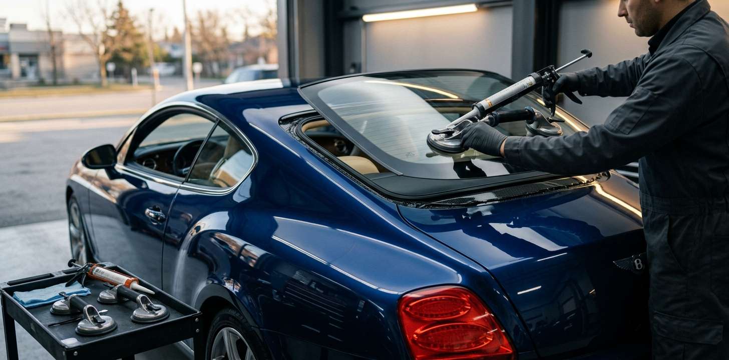 Back Glass Replacement for Bentley Continental GT 2003-2010 by Alexwindshield