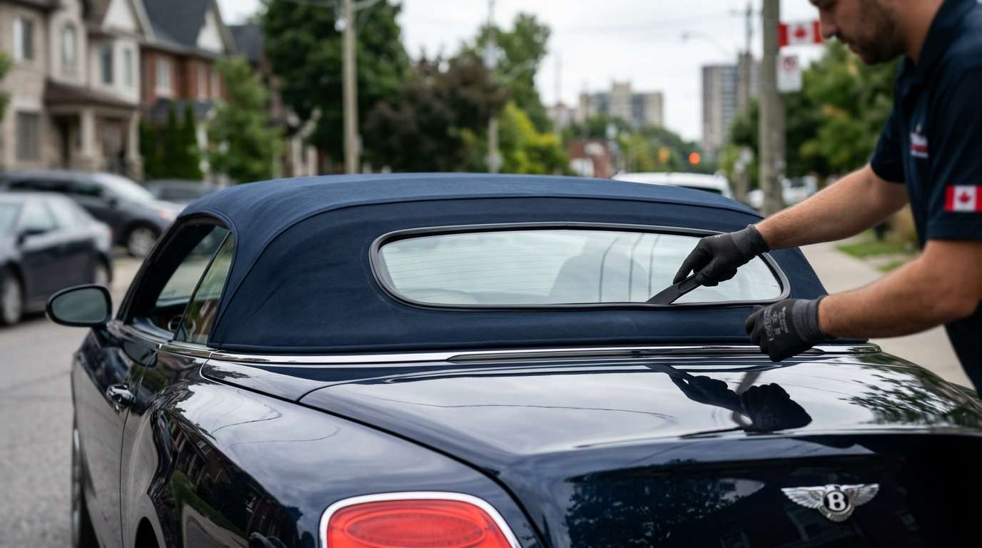 Back Glass Replacement for Bentley Continental GTC (Convertible) 2006-2010 by Alexwindshield