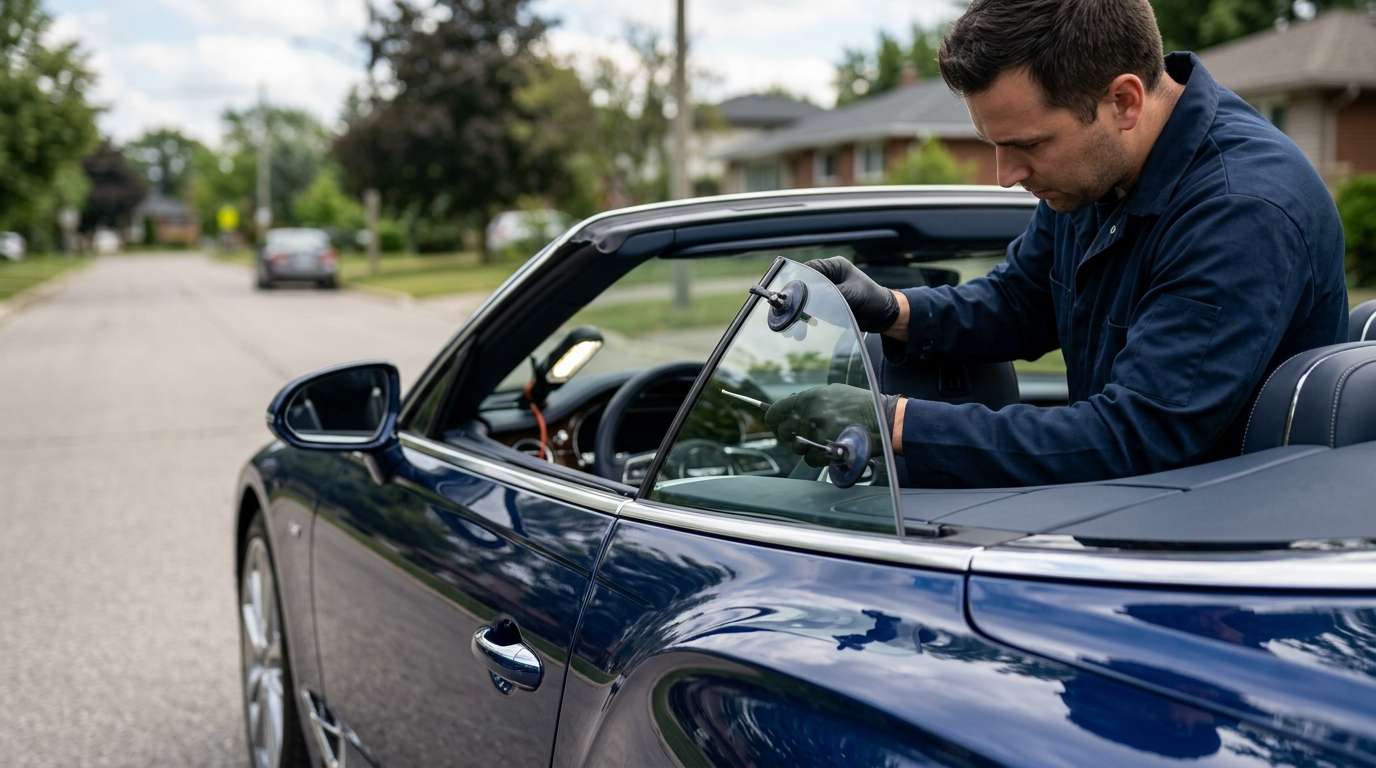 Vent Glass Replacement for Bentley Continental GTC (Convertible) 2019-2024 by Alexwindshield