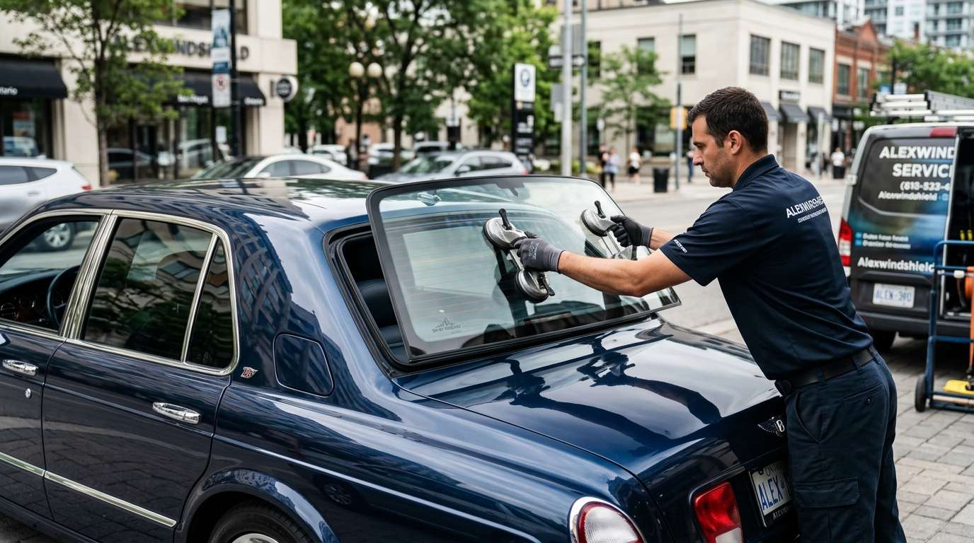 Back Glass Replacement for Bentley Arnage 1998-2009 by Alexwindshield