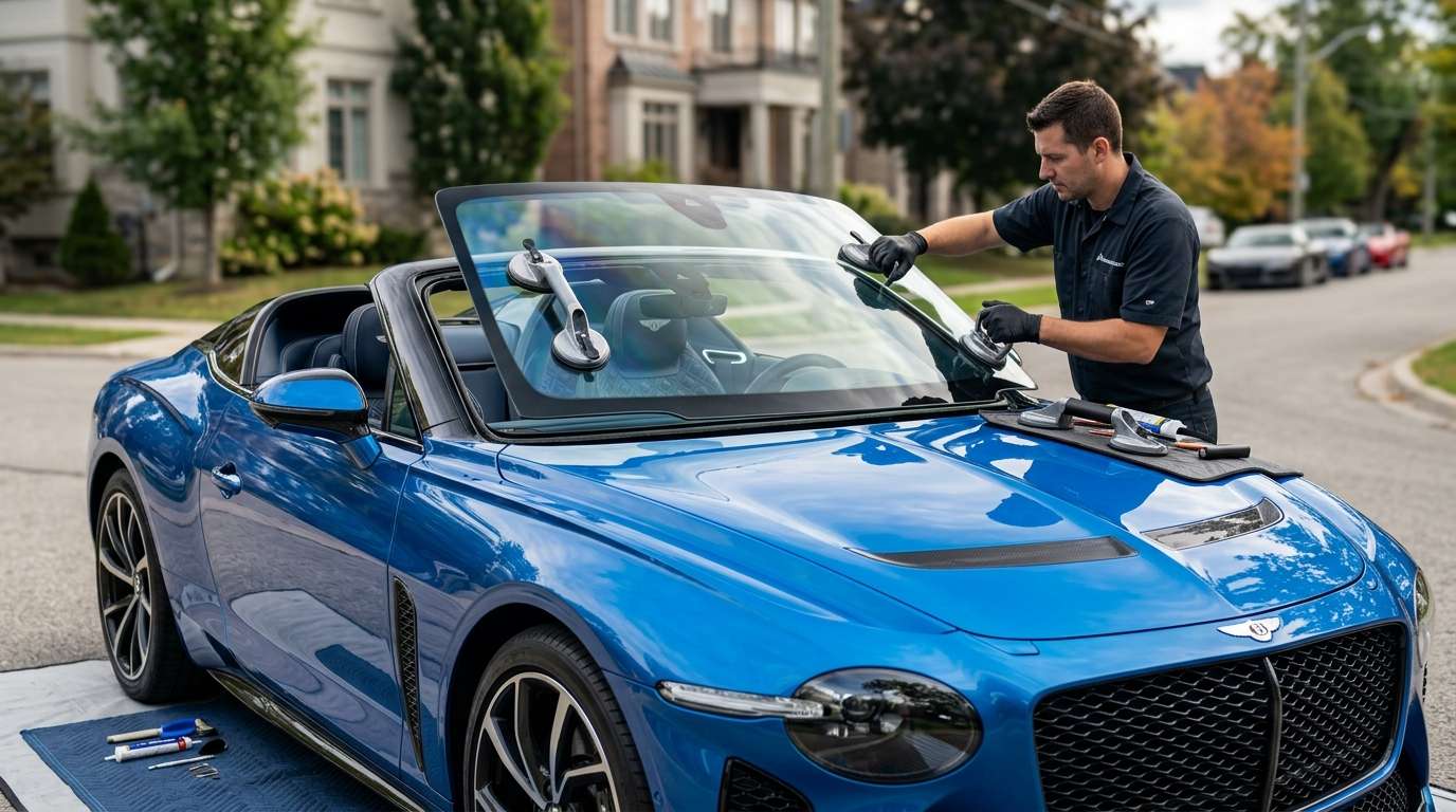 Windshield Replacement for Bentley Mulliner Bacalar 2020-2022 by Alexwindshield