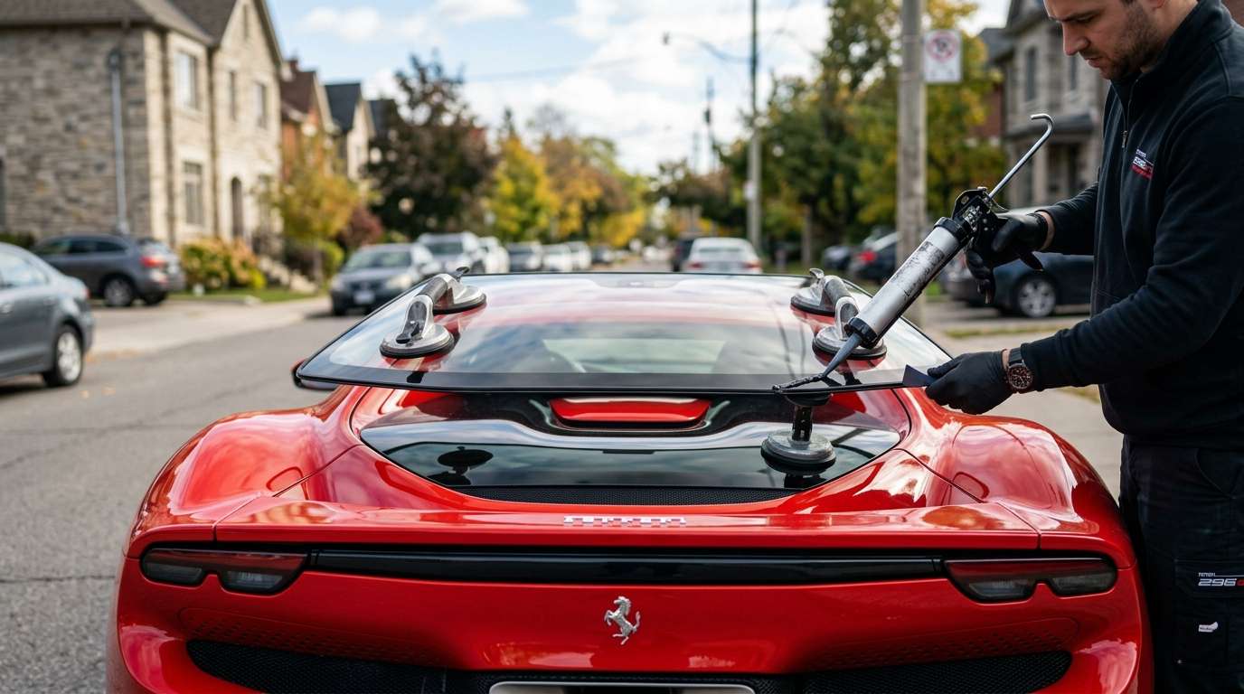 Back Glass Replacement for Ferrari 296 GTB / GTS 2022-2027 by Alexwindshield