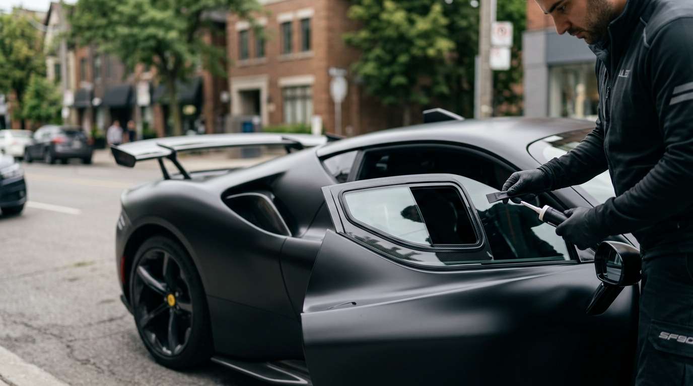 Vent Glass Replacement for Ferrari SF90 XX Stradale / Spider 2024-2026 by Alexwindshield