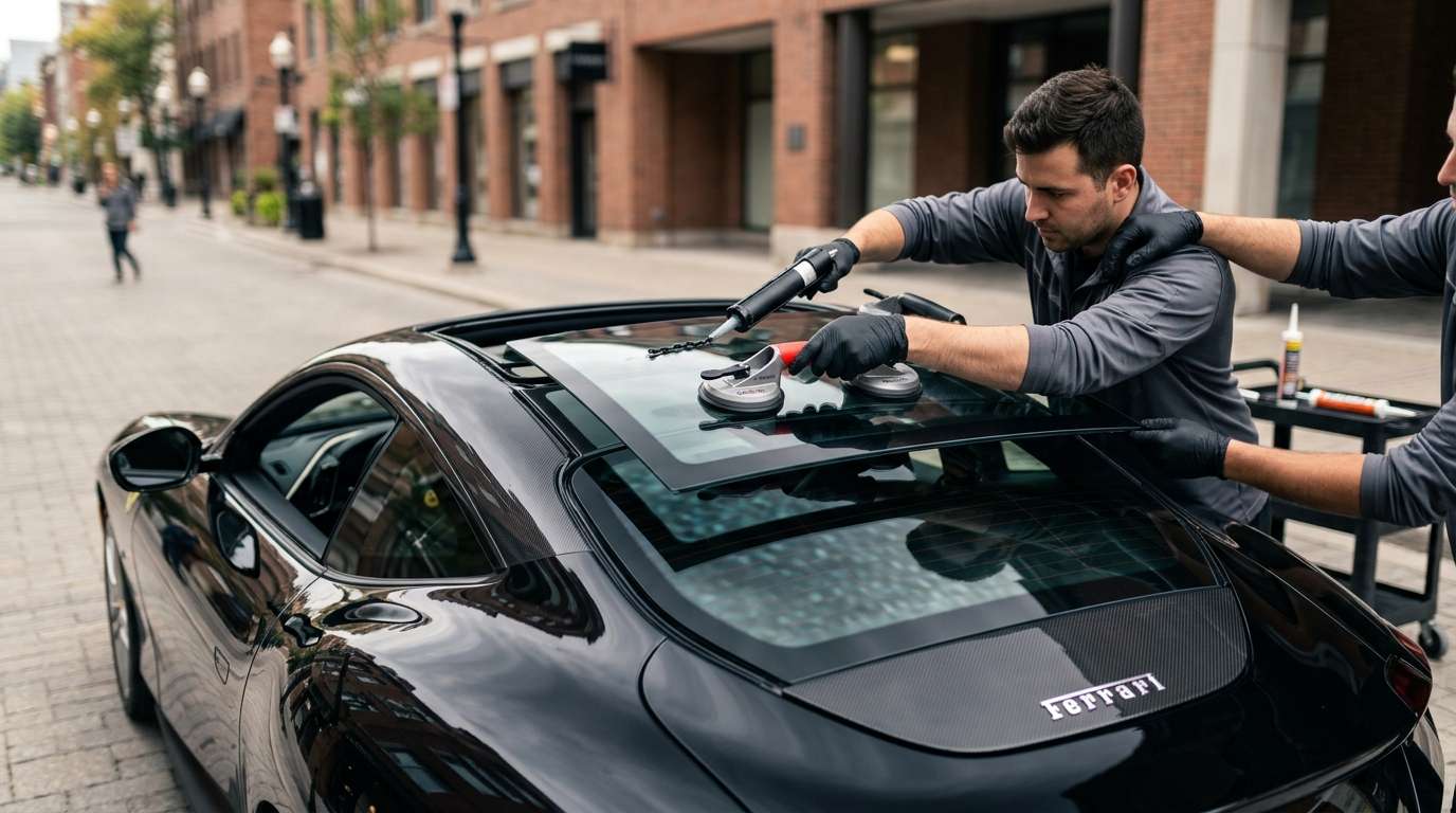 Sunroof Replacement for Ferrari Roma / Roma Spider 2020-2027 by Alexwindshield