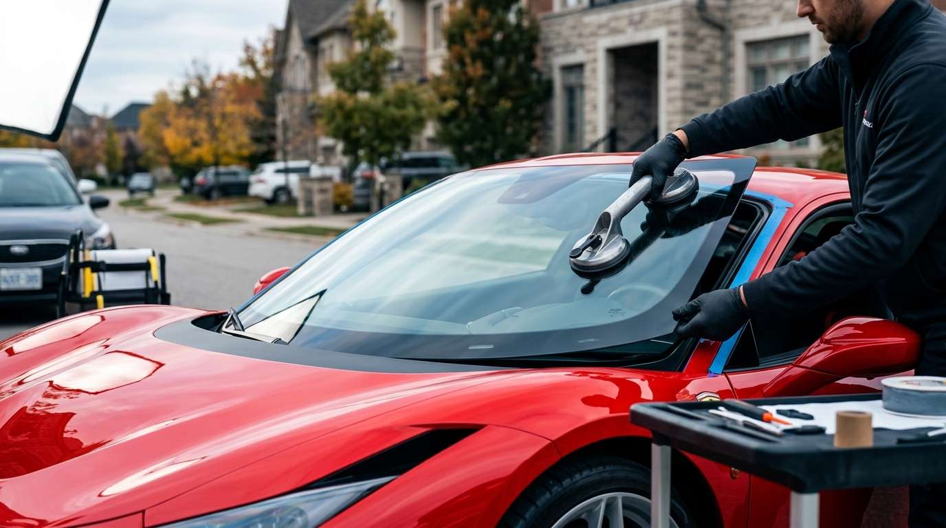 Windshield Replacement for Ferrari F8 Tributo / Spider 2019-2023 by Alexwindshield