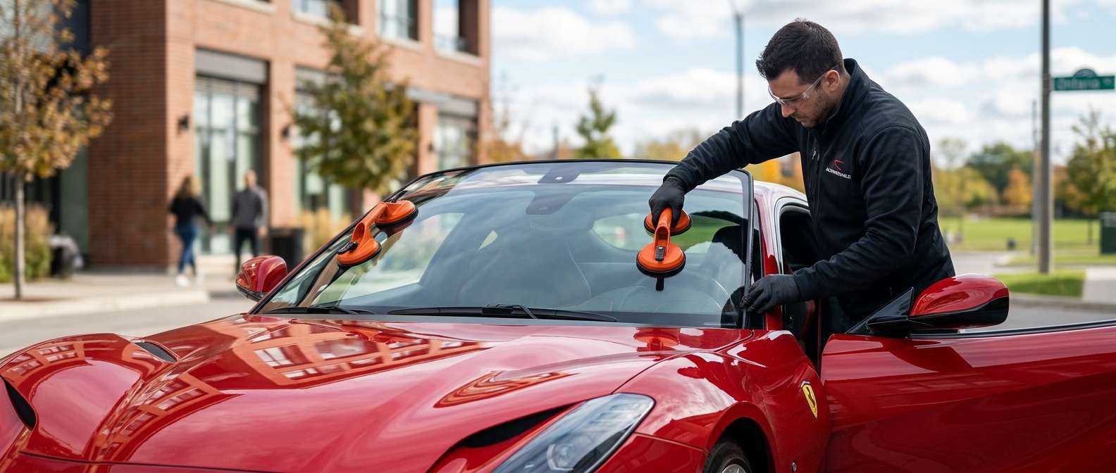 Windshield Replacement for Ferrari 812 Superfast / GTS 2017-2024 by Alexwindshield