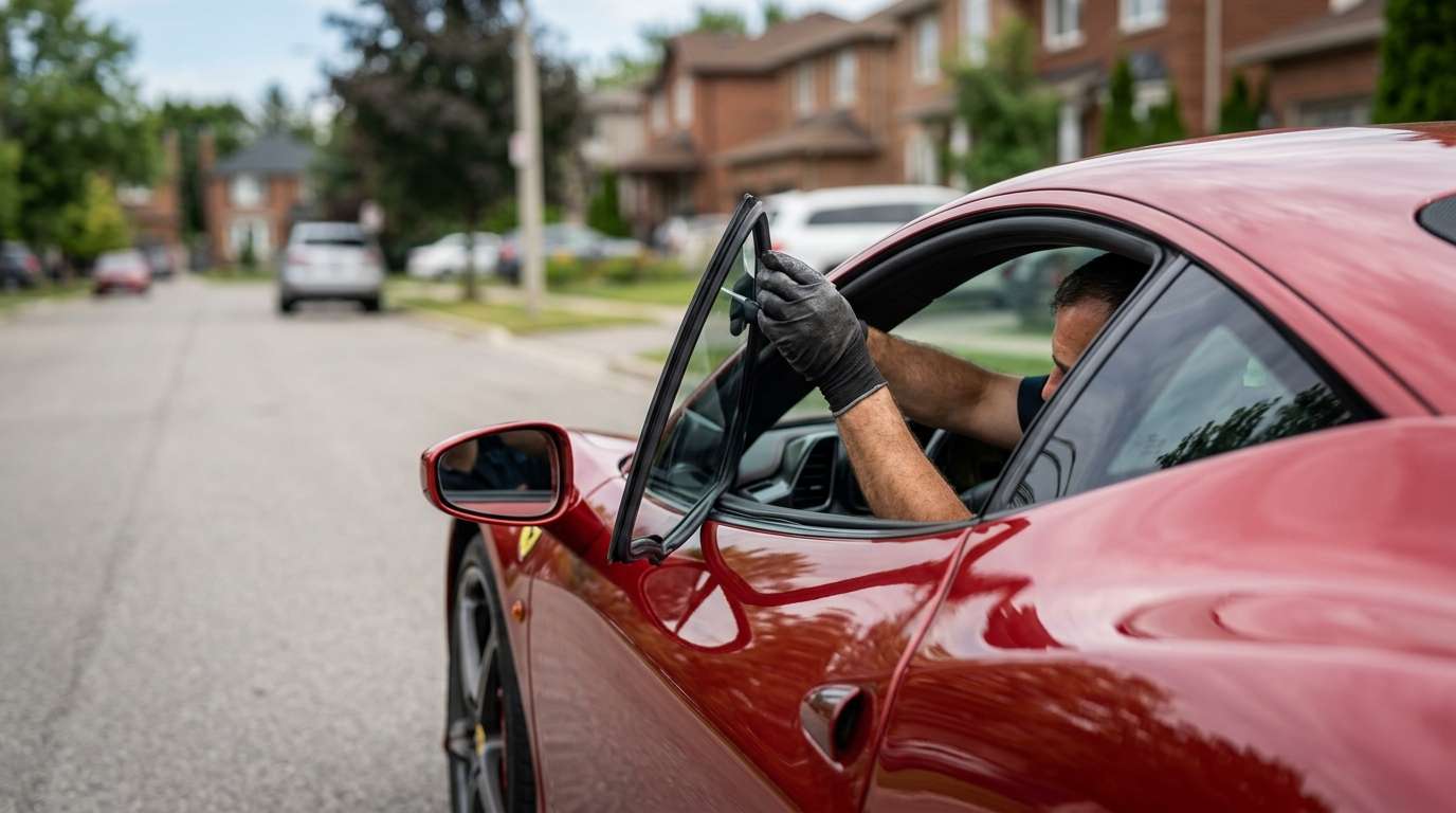 Vent Glass Replacement for Ferrari 458 Italia / Spider / Speciale 2009-2015 by Alexwindshield