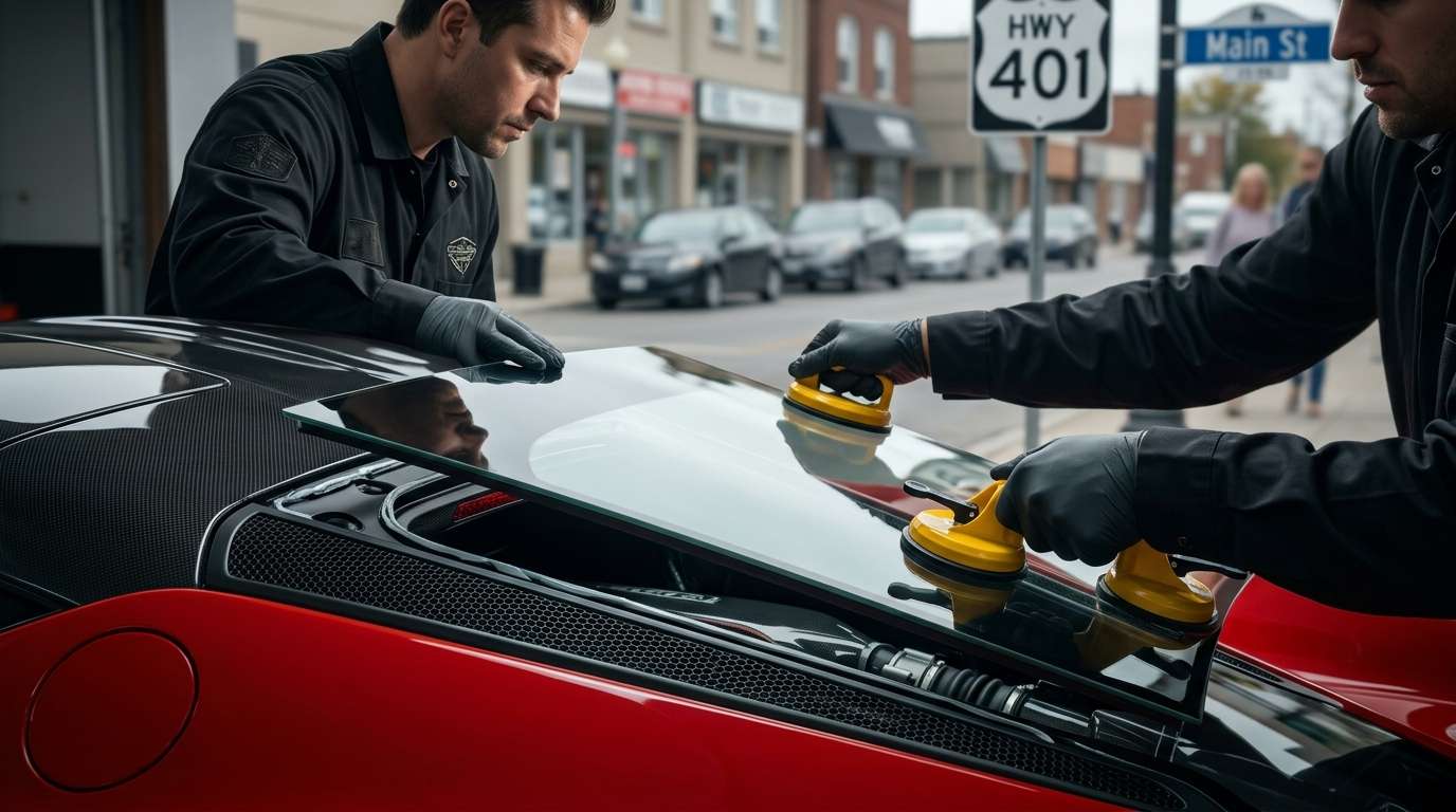 Back Glass Replacement for Ferrari LaFerrari / Aperta 2013-2018 by Alexwindshield