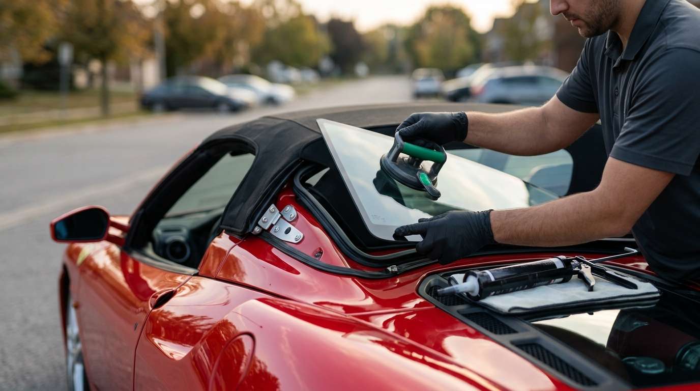 Quarter Glass Replacement for Ferrari F430 / Spider / Scuderia 2004-2009 by Alexwindshield