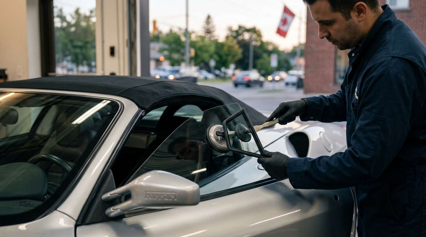 Vent Glass Replacement for Ferrari F430 / Spider / Scuderia 2004-2009 by Alexwindshield