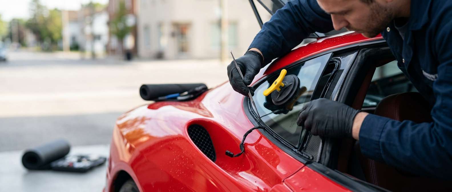 Quarter Glass Replacement for Ferrari 360 Modena / Spider 1999-2005 by Alexwindshield