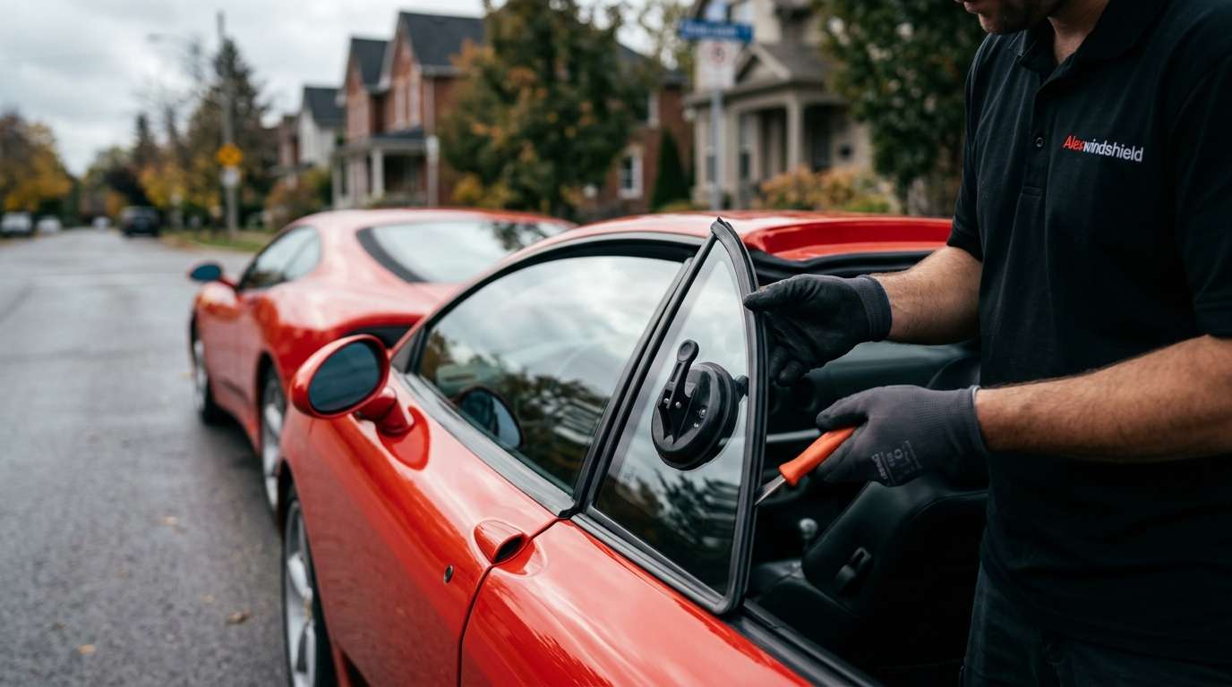 Vent Glass Replacement for Ferrari 360 Modena / Spider 1999-2005 by Alexwindshield