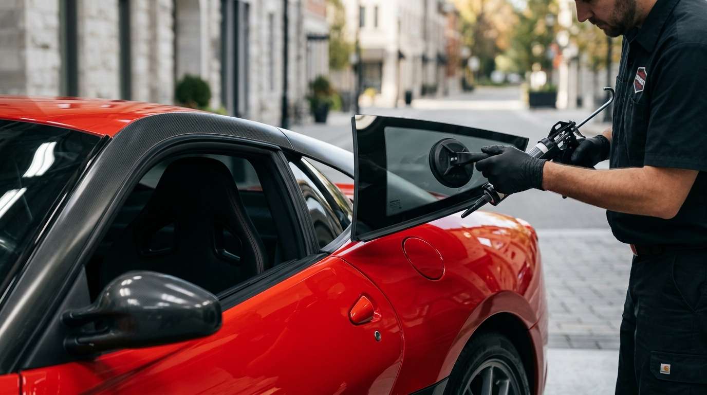 Quarter Glass Replacement for Ferrari 599 GTB Fiorano / GTO 2006-2012 by Alexwindshield