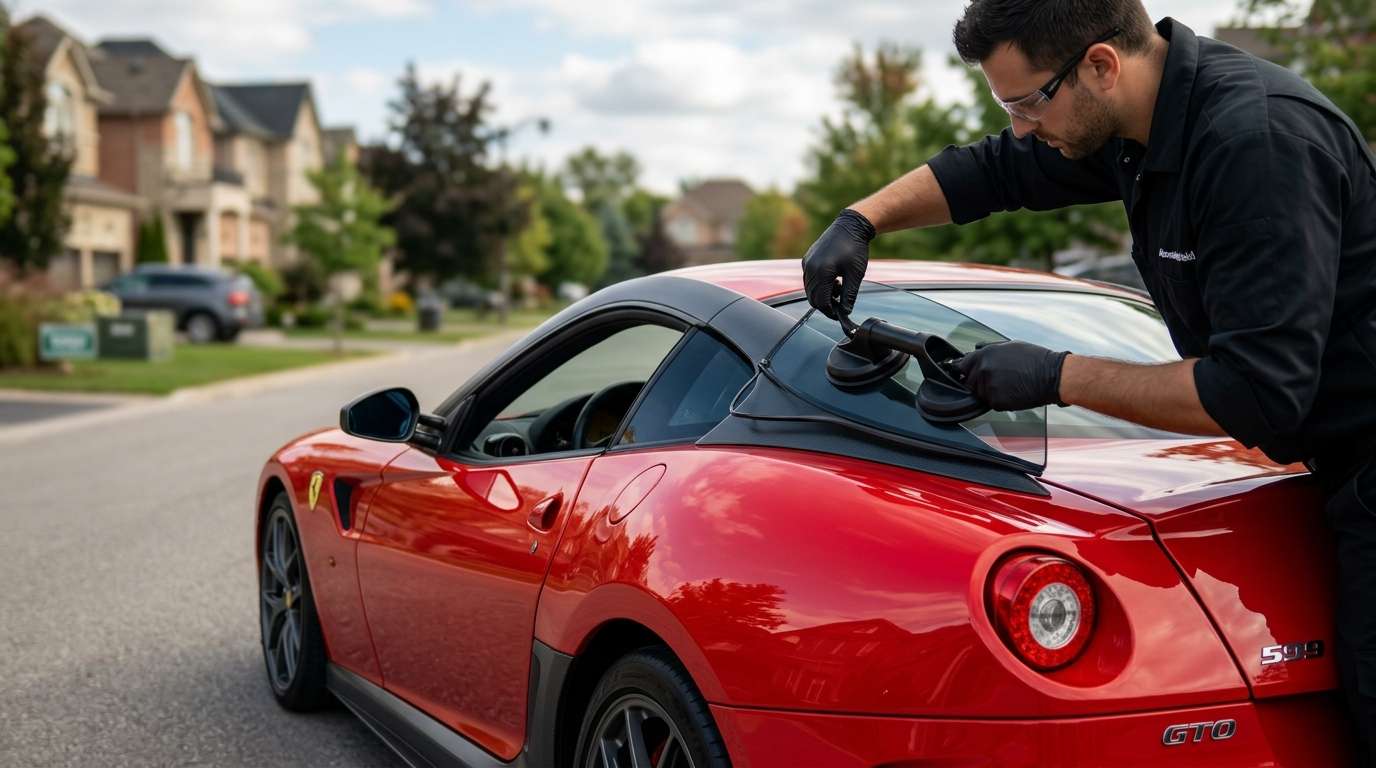 Sunroof Replacement for Ferrari 599 GTB Fiorano / GTO 2006-2012 by Alexwindshield