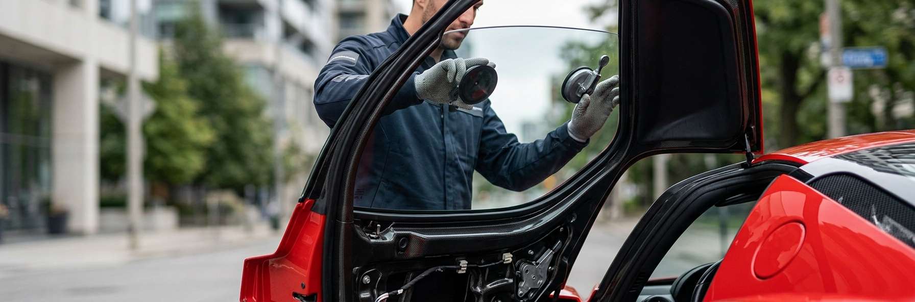 Door Glass Replacement for Ferrari Enzo Ferrari 2002-2004 by Alexwindshield