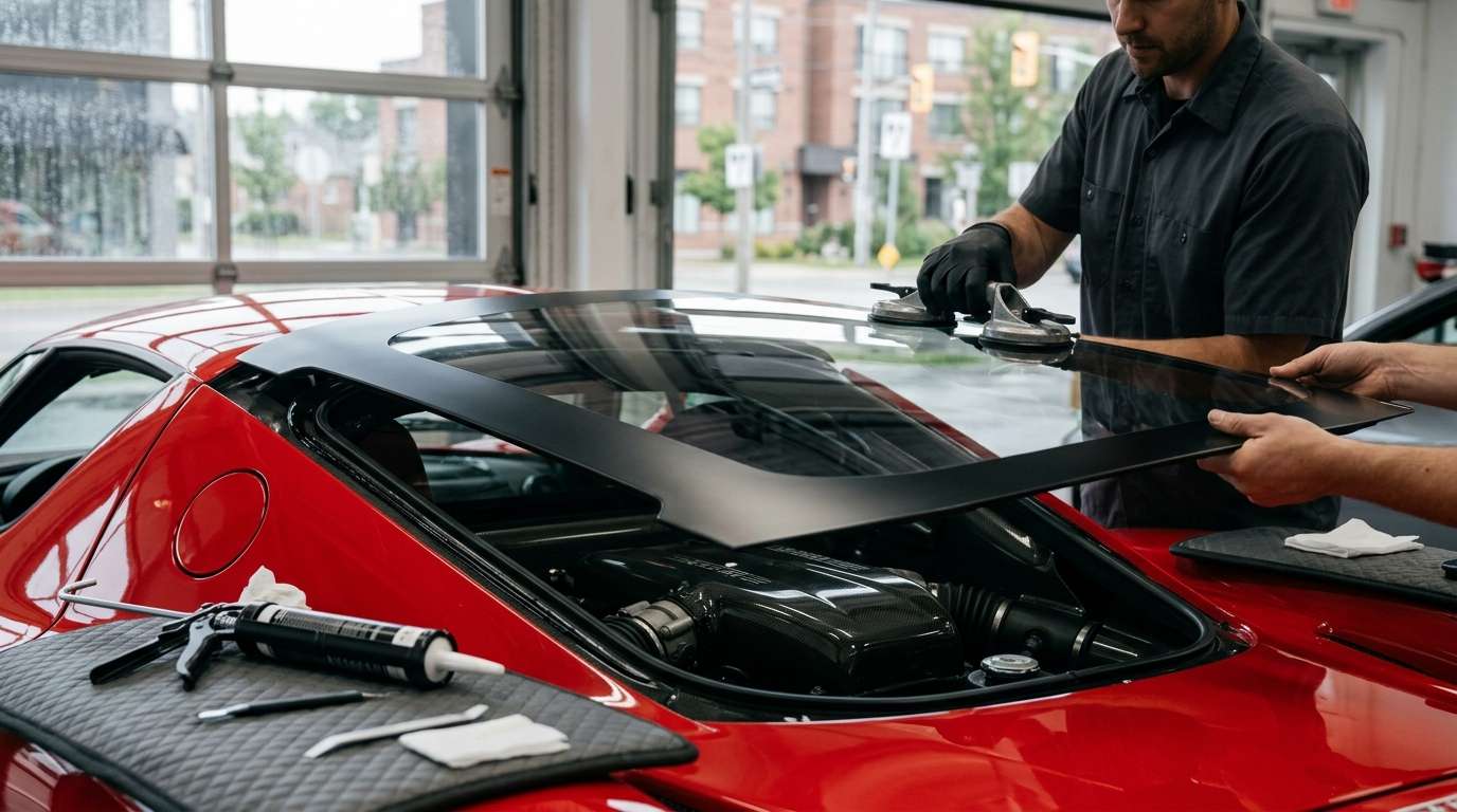 Back Glass Replacement for Ferrari Enzo Ferrari 2002-2004 by Alexwindshield