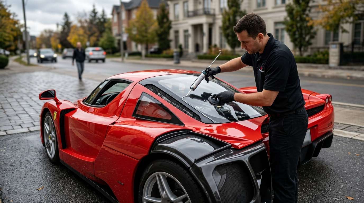 Quarter Glass Replacement for Ferrari Enzo Ferrari 2002-2004 by Alexwindshield