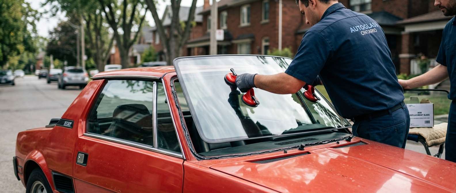 Windshield Replacement for Fiat X1/9 1972-1989 by Alexwindshield