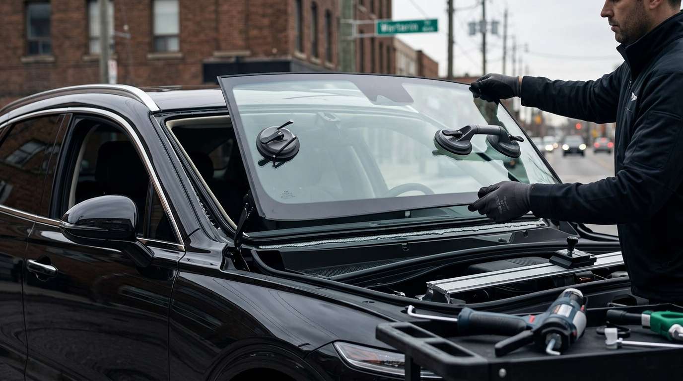 Windshield Replacement for Genesis GV70 2022-2025 by Alexwindshield