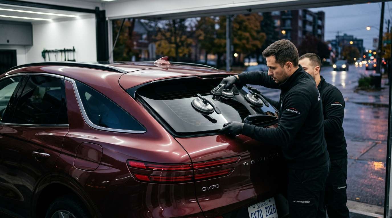 Back Glass Replacement for Genesis GV70 2026-2027 (Redesign) by Alexwindshield