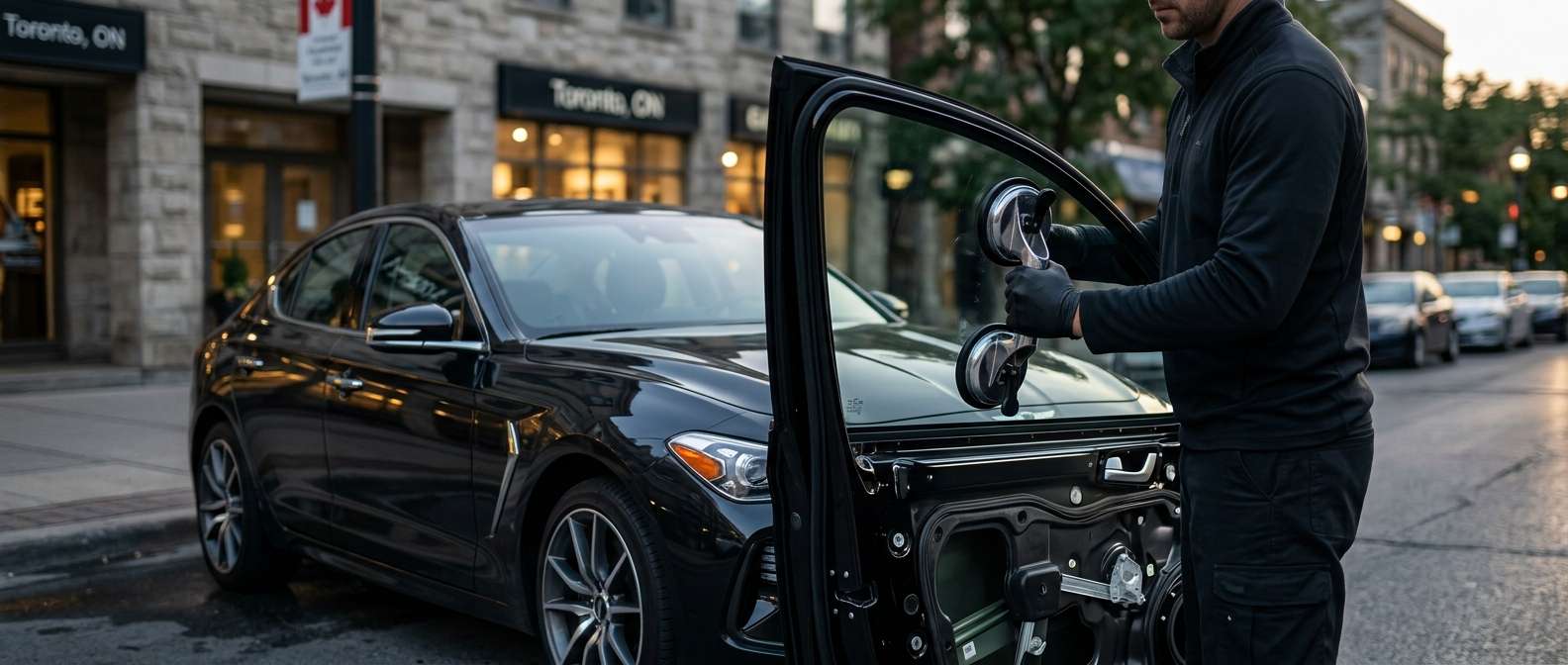 Door Glass Replacement for Genesis G70 2019-2021 by Alexwindshield