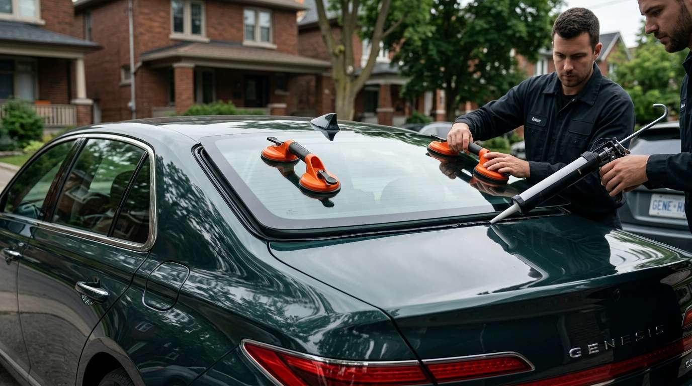 Back Glass Replacement for Genesis G90 2023-2027 by Alexwindshield