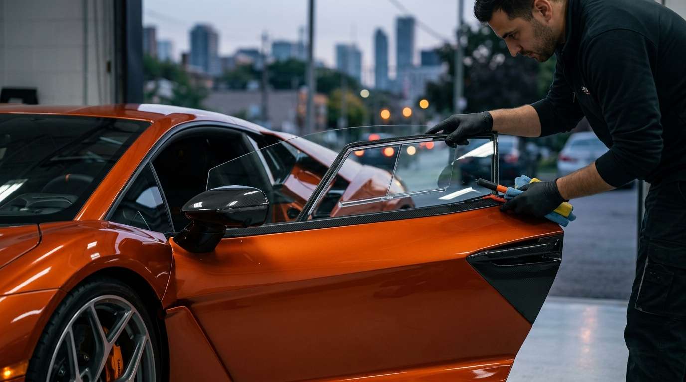 Vent Glass Replacement for Lamborghini Revuelto (LB744) 2023-2027 by Alexwindshield