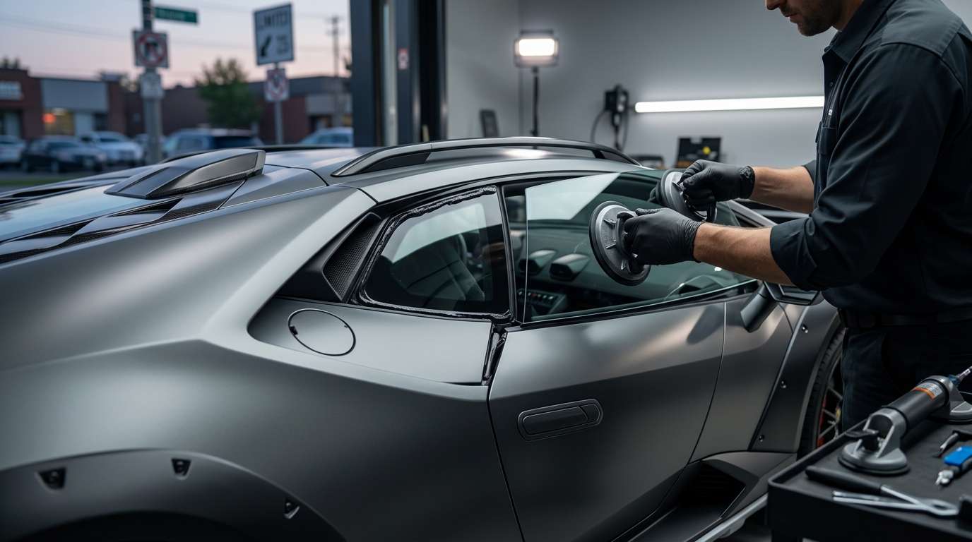 Quarter Glass Replacement for Lamborghini Huracan / Spyder / Sterrato 2014-2024 by Alexwindshield
