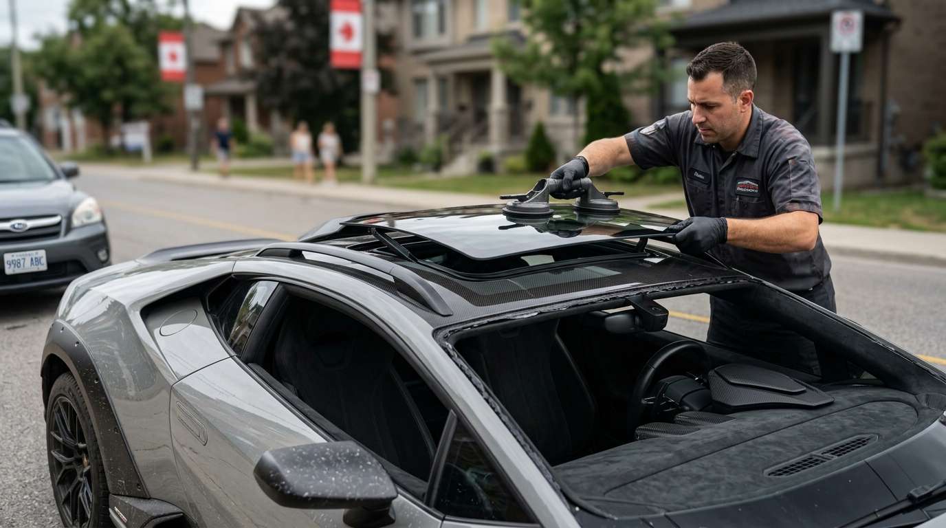 Sunroof Replacement for Lamborghini Huracan / Spyder / Sterrato 2014-2024 by Alexwindshield