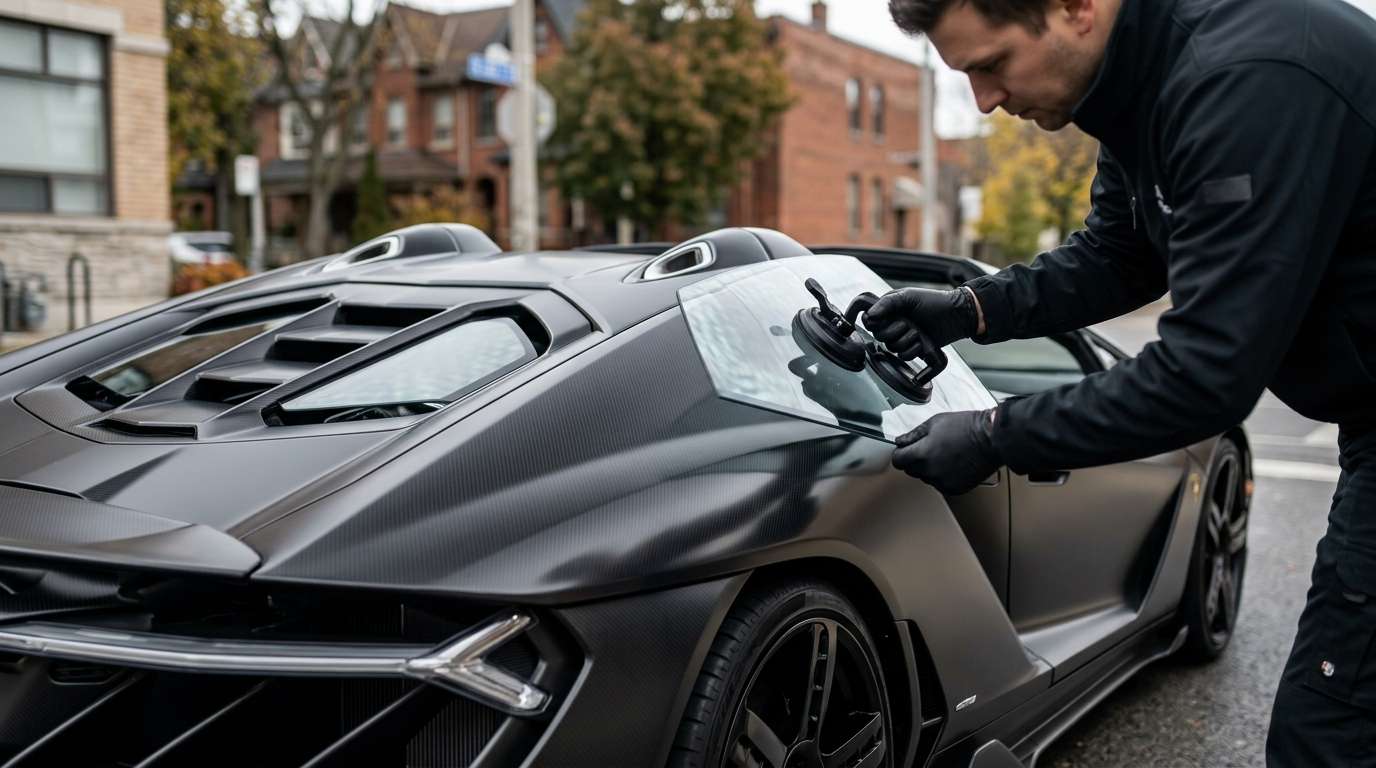 Quarter Glass Replacement for Lamborghini Centenario / Roadster 2016-2017 by Alexwindshield