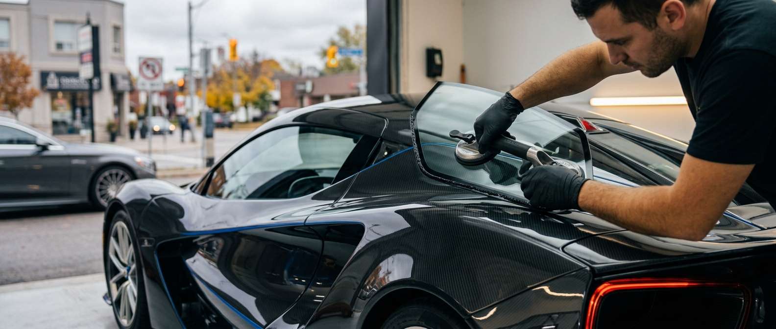 Quarter Glass Replacement for Lotus Evija (Hypercar) 2020-2027 by Alexwindshield