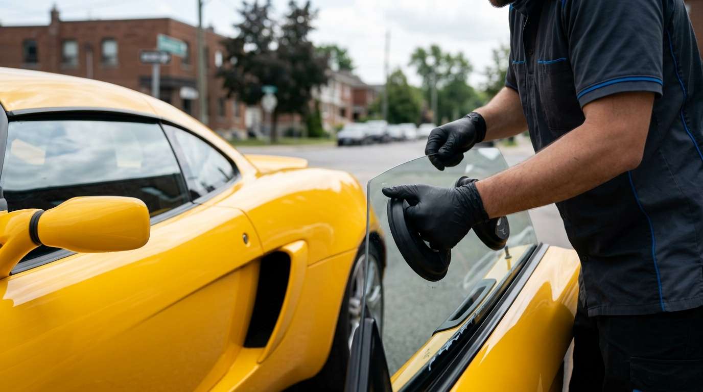 Vent Glass Replacement for Lotus Europa S 2006-2010 by Alexwindshield