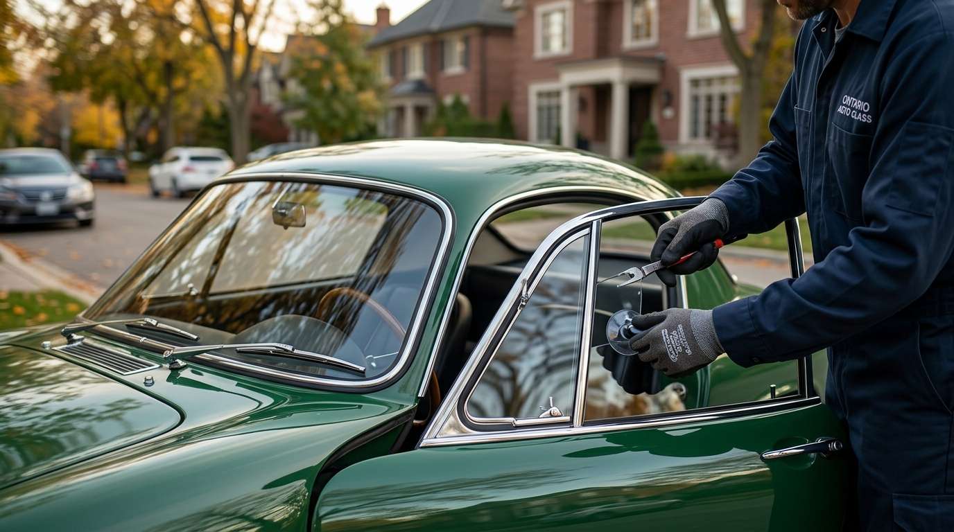 Vent Glass Replacement for Lotus Elite (Type 14) 1957-1963 by Alexwindshield