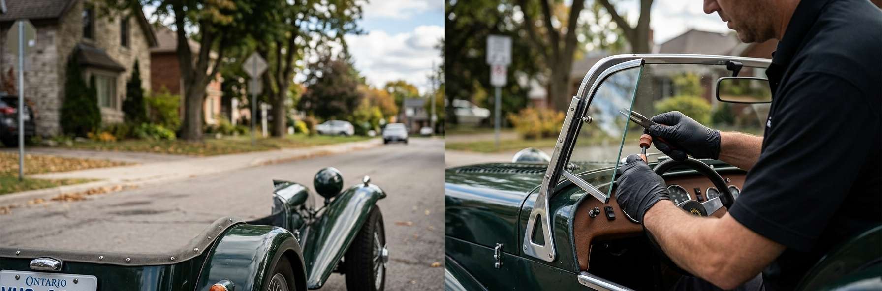 Vent Glass Replacement for Lotus Seven 1957-1973 by Alexwindshield