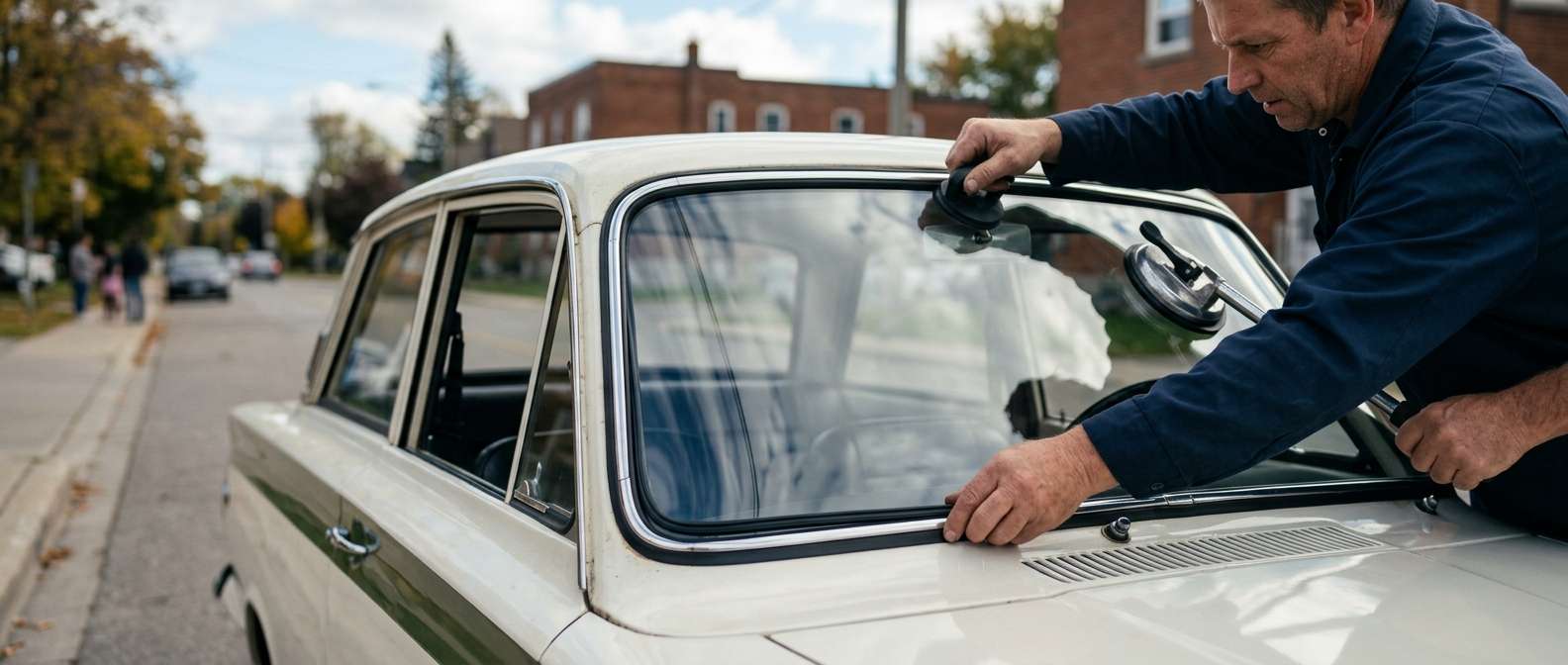 Windshield Replacement for Lotus Lotus Cortina 1963-1970 by Alexwindshield