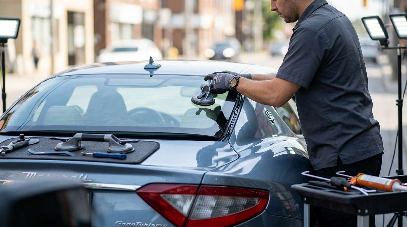 Back Glass Replacement for Maserati GranTurismo 2024-2027 by Alexwindshield