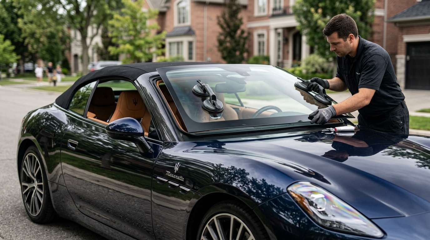 Windshield Replacement for Maserati GranCabrio 2024-2027 by Alexwindshield