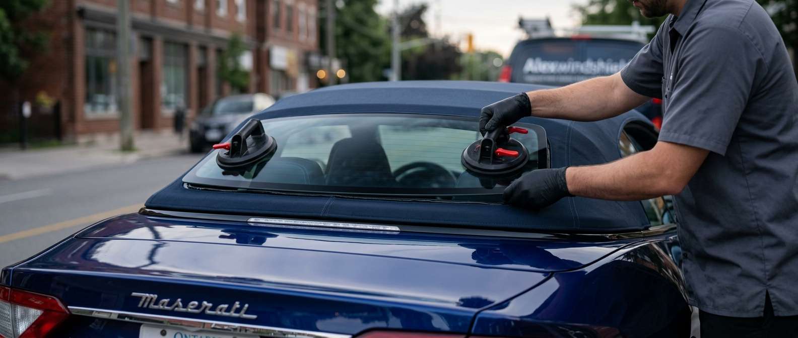 Back Glass Replacement for Maserati GranCabrio 2024-2027 by Alexwindshield