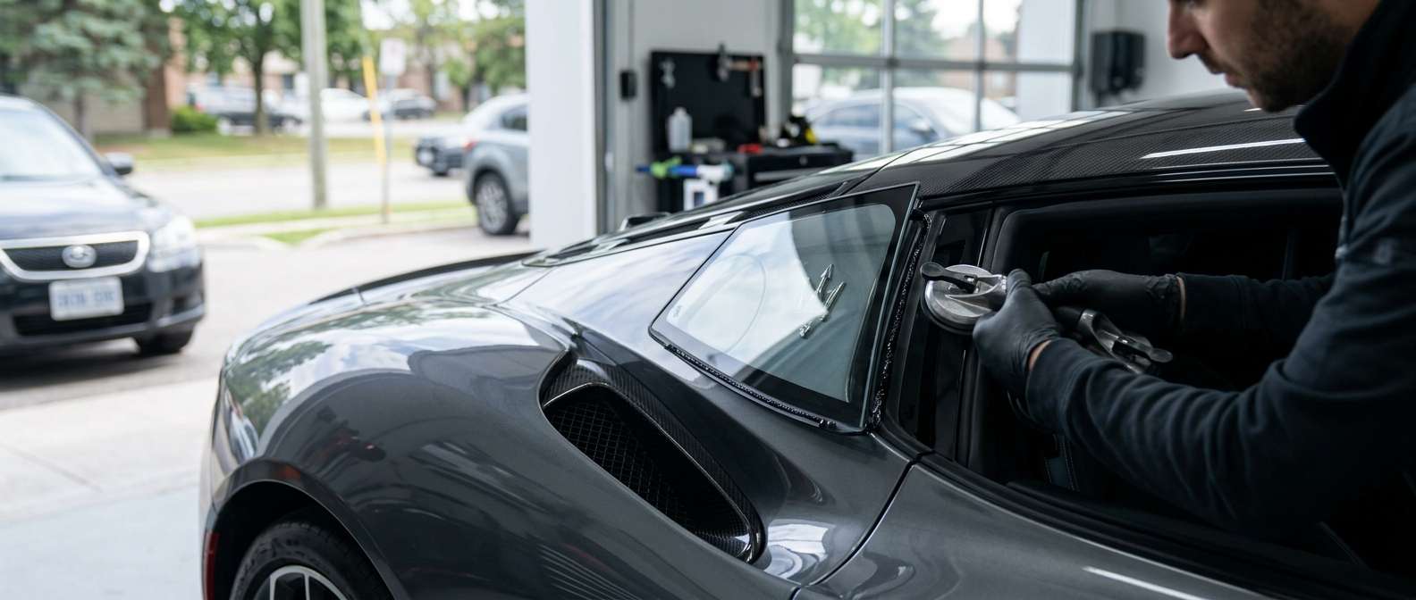 Quarter Glass Replacement for Maserati MC20 / Cielo 2021-2027 by Alexwindshield