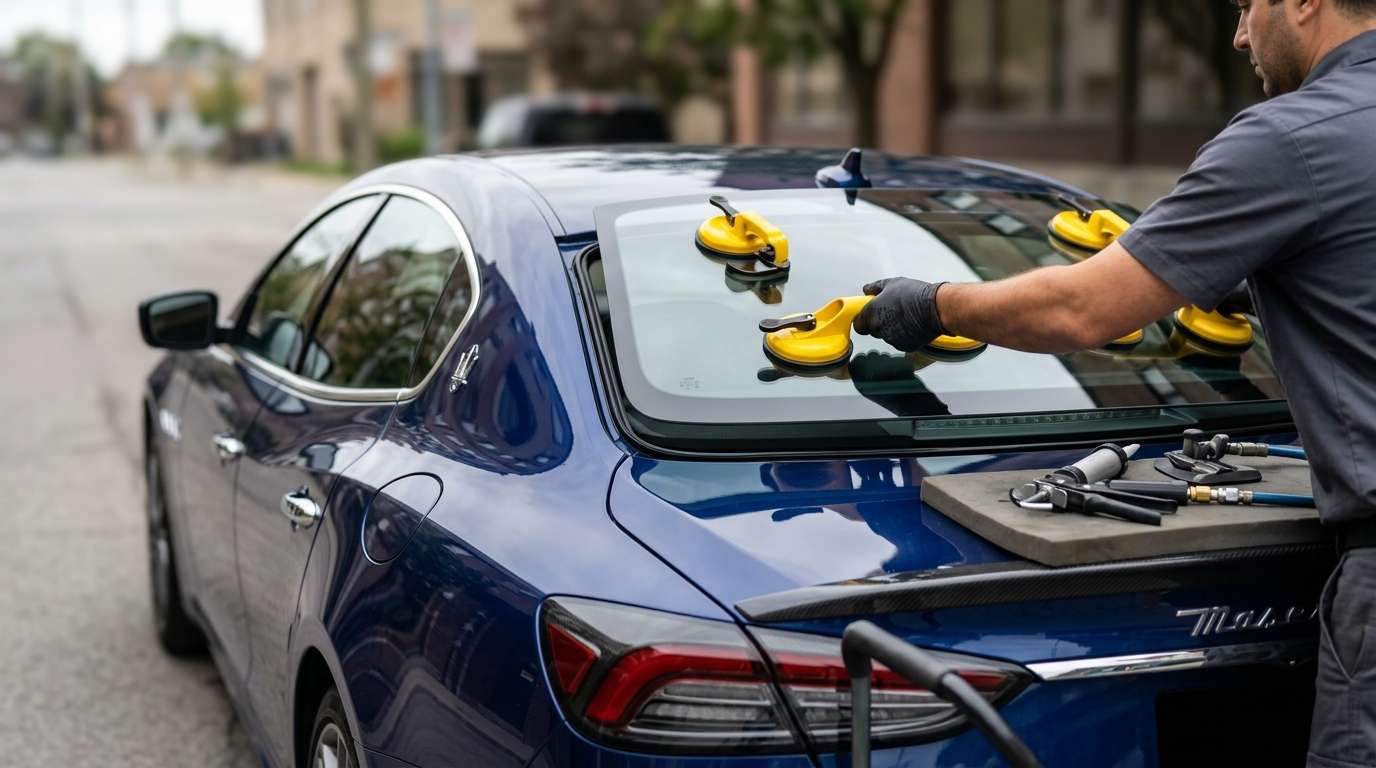 Back Glass Replacement for Maserati Quattroporte (EV) 2027-2028 by Alexwindshield