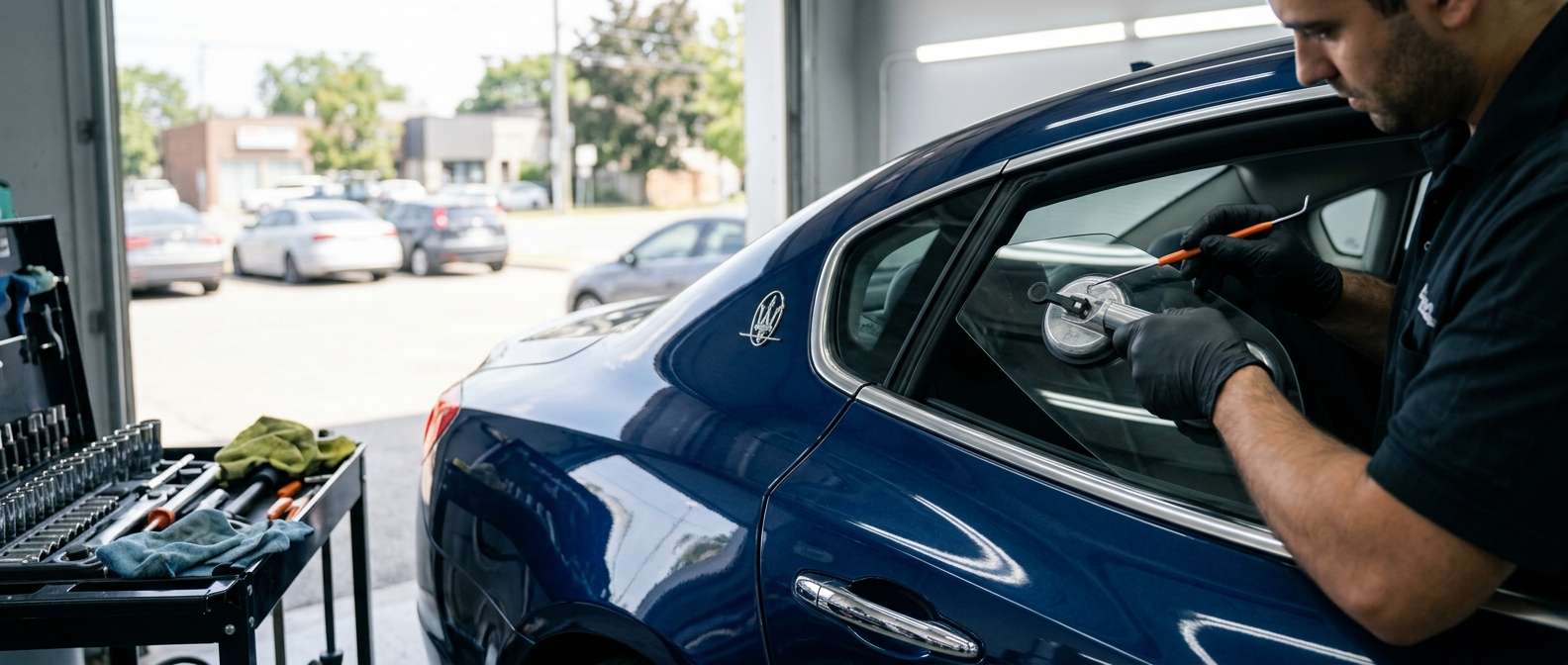 Quarter Glass Replacement for Maserati Quattroporte 2013-2024 by Alexwindshield