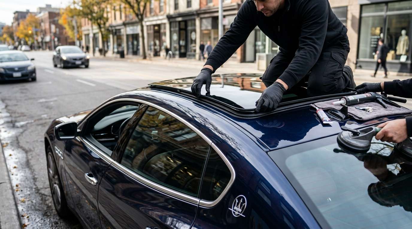 Sunroof Replacement for Maserati Quattroporte 2013-2024 by Alexwindshield