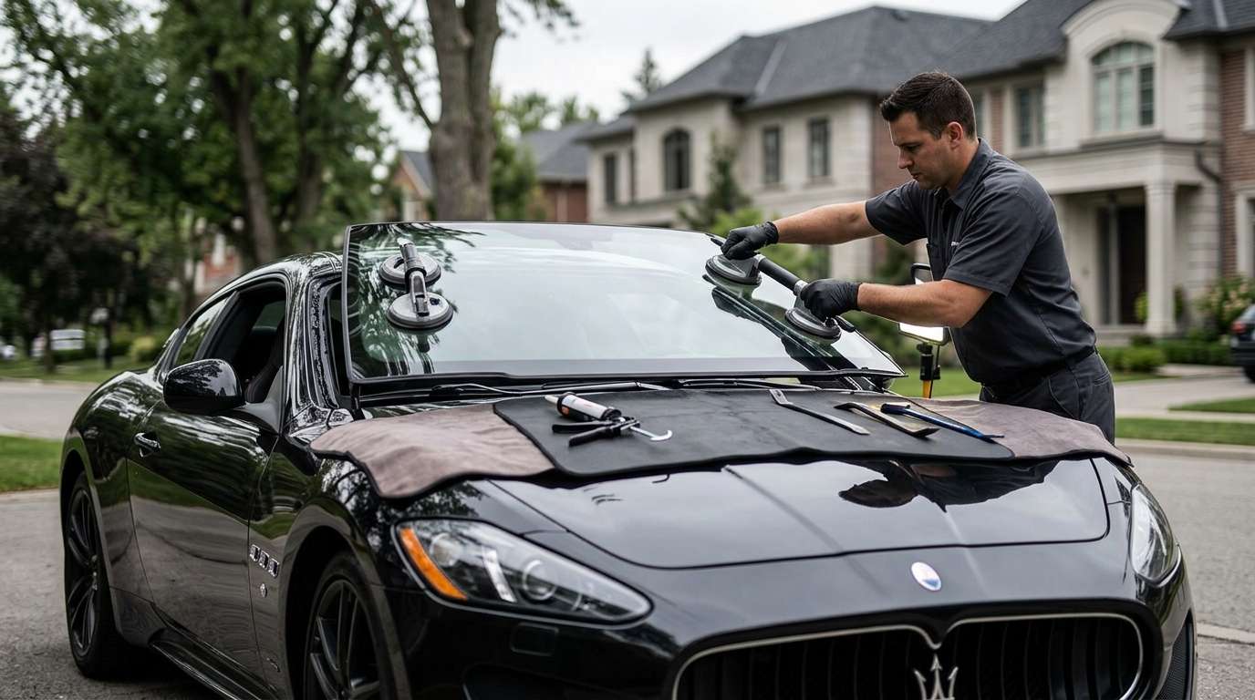 Windshield Replacement for Maserati GranTurismo 2008-2019 by Alexwindshield
