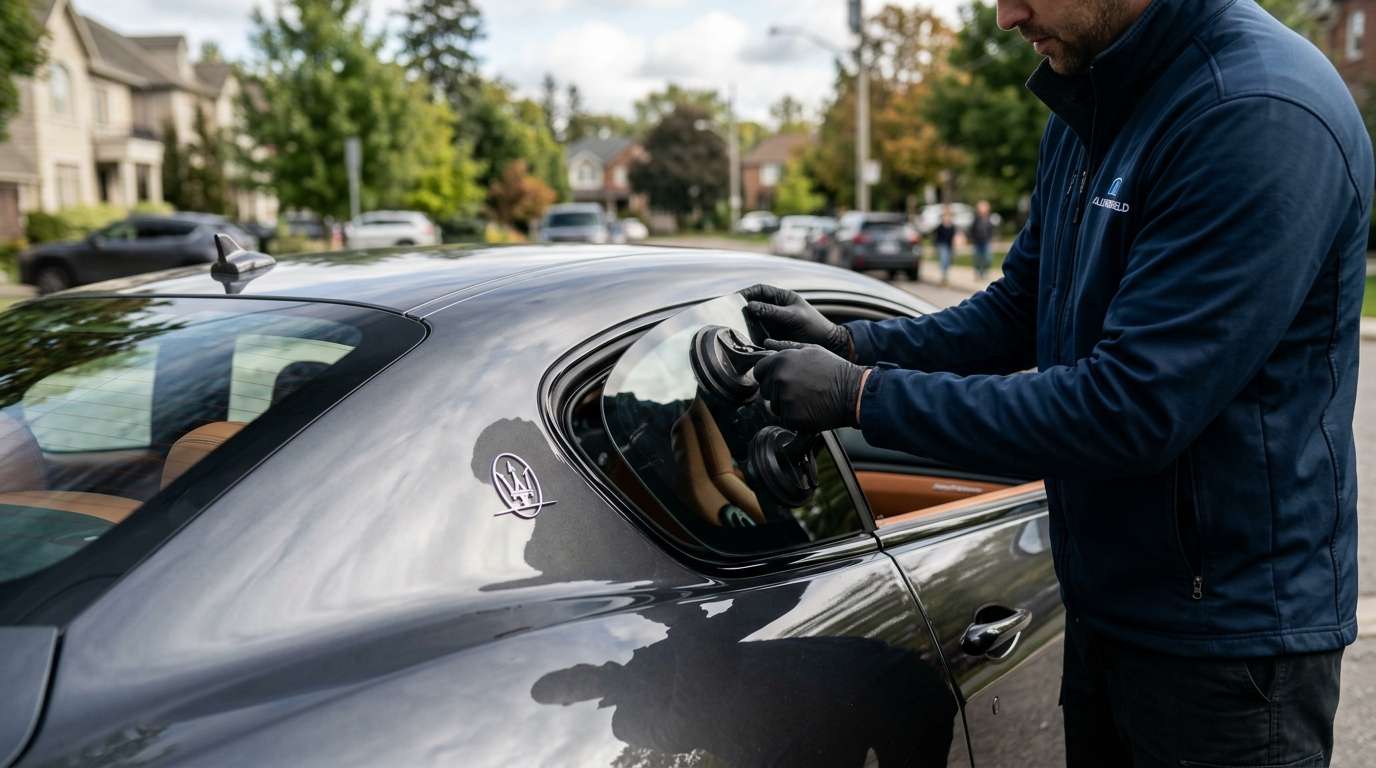 Quarter Glass Replacement for Maserati GranTurismo 2008-2019 by Alexwindshield
